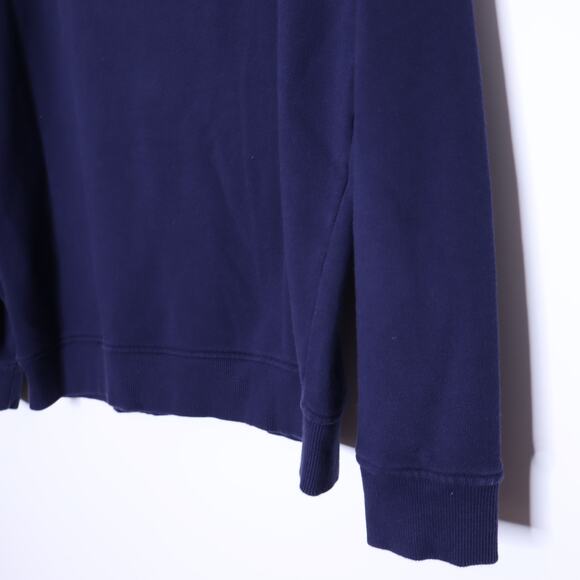 LYLE & SCOTT Crew Neck Sweatshirt Navy Blue Long Sleeve Crewneck Casual Men's Lb - Picture 12 of 14